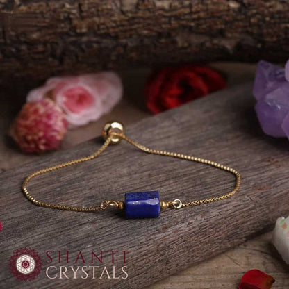 Dainty Gemstone Nugget Bracelets | Lapis Lazuli